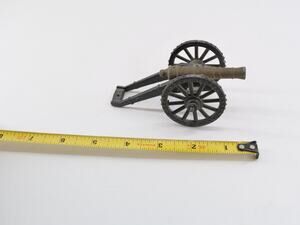 Penncraft Cast Iron Brass Cannon MIniature Display War Military Vintage